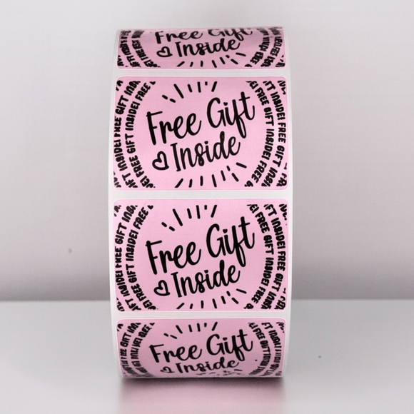 🛍️ Add a Bonus! "Free Gift Inside" Stickers for Package | Customer Appreciation - Picture 8 of 11